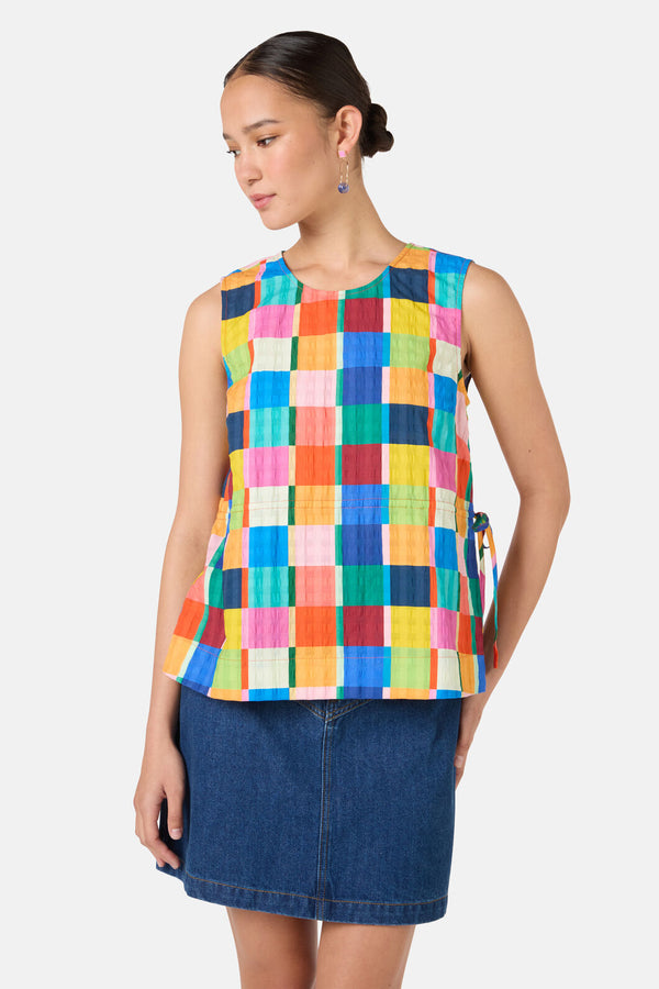 Gorman - Jungle Rhapsody Check Tank - check