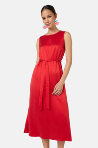 Gorman - Kirby Sandwashed Silk Dress - red
