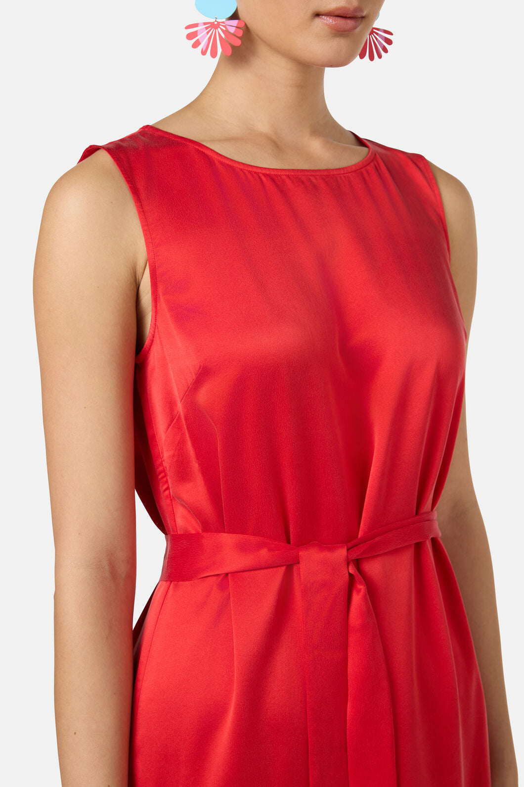 Gorman - Kirby Sandwashed Silk Dress - red