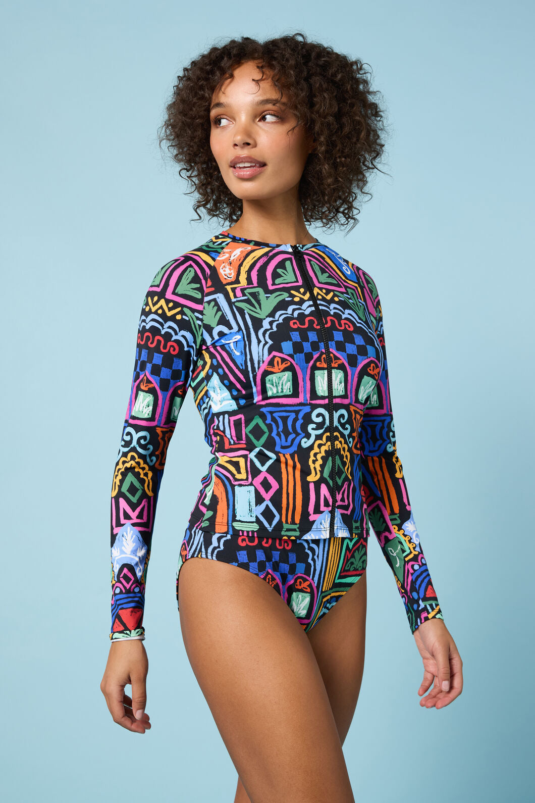 Gorman - Atrium Print Rashie - print