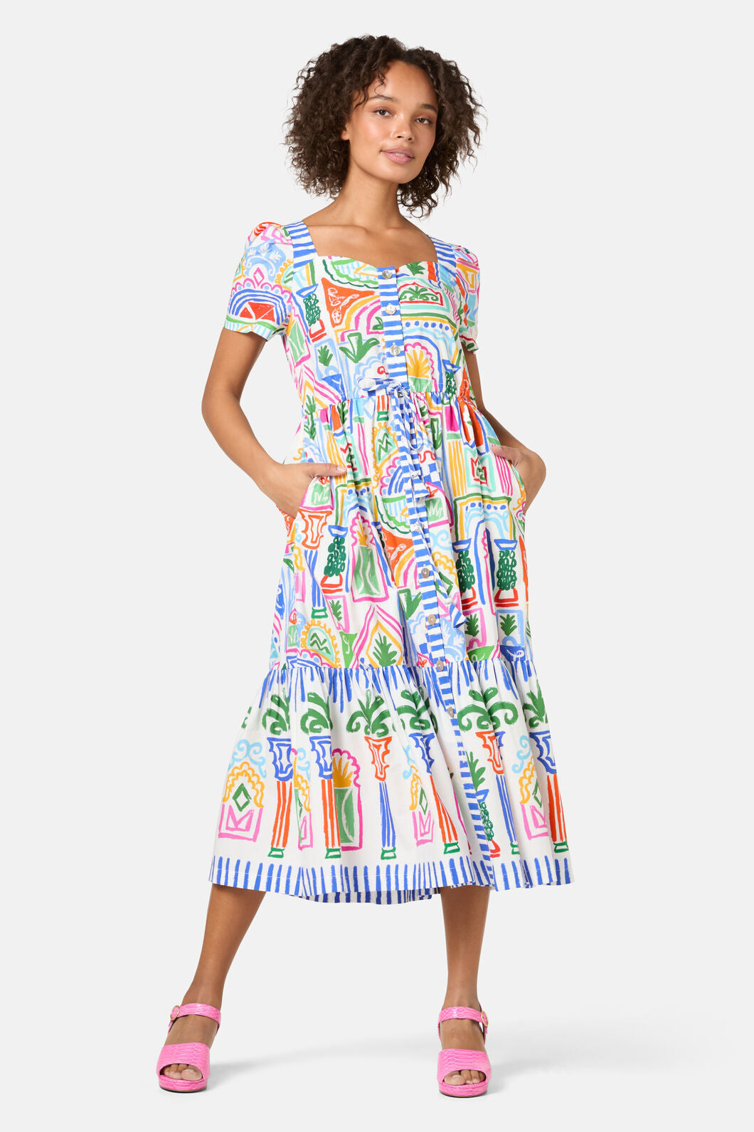 Gorman - Atrium Print Midi Dress - print