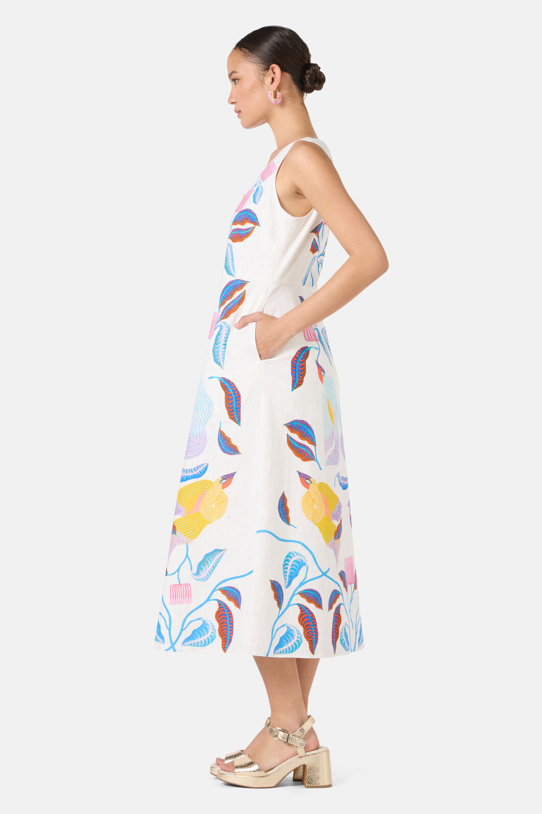 Gorman - Past Lover Print Midi Dress - print