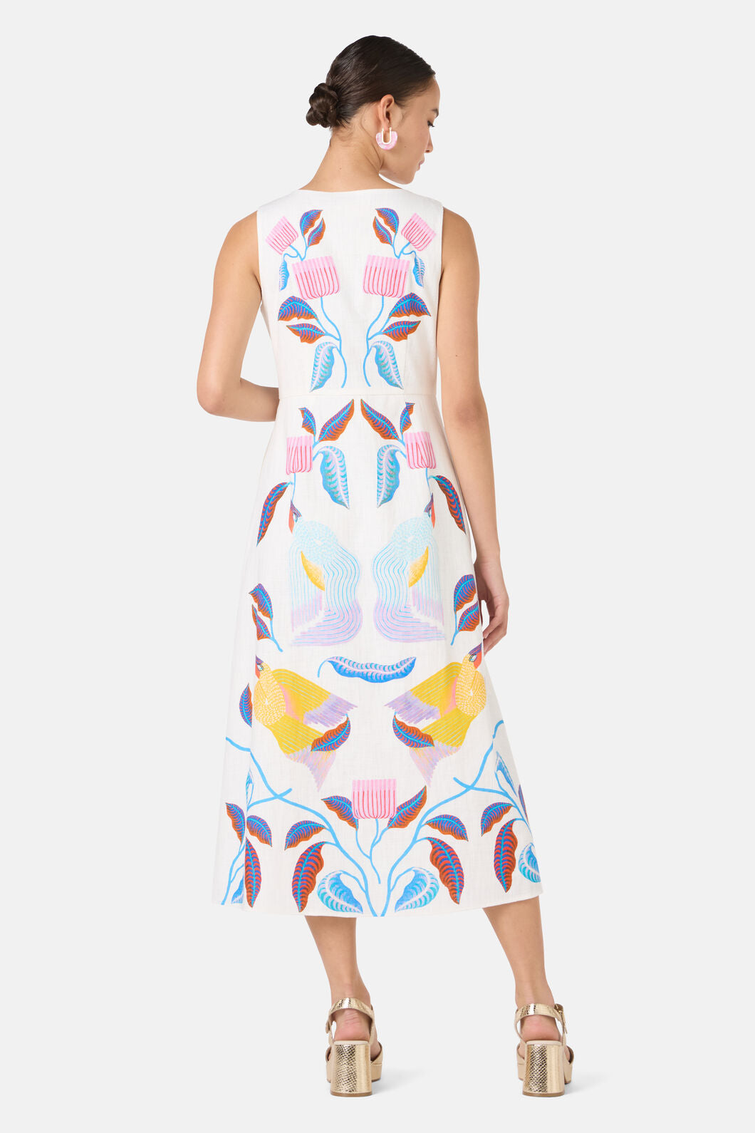 Gorman - Past Lover Print Midi Dress - print