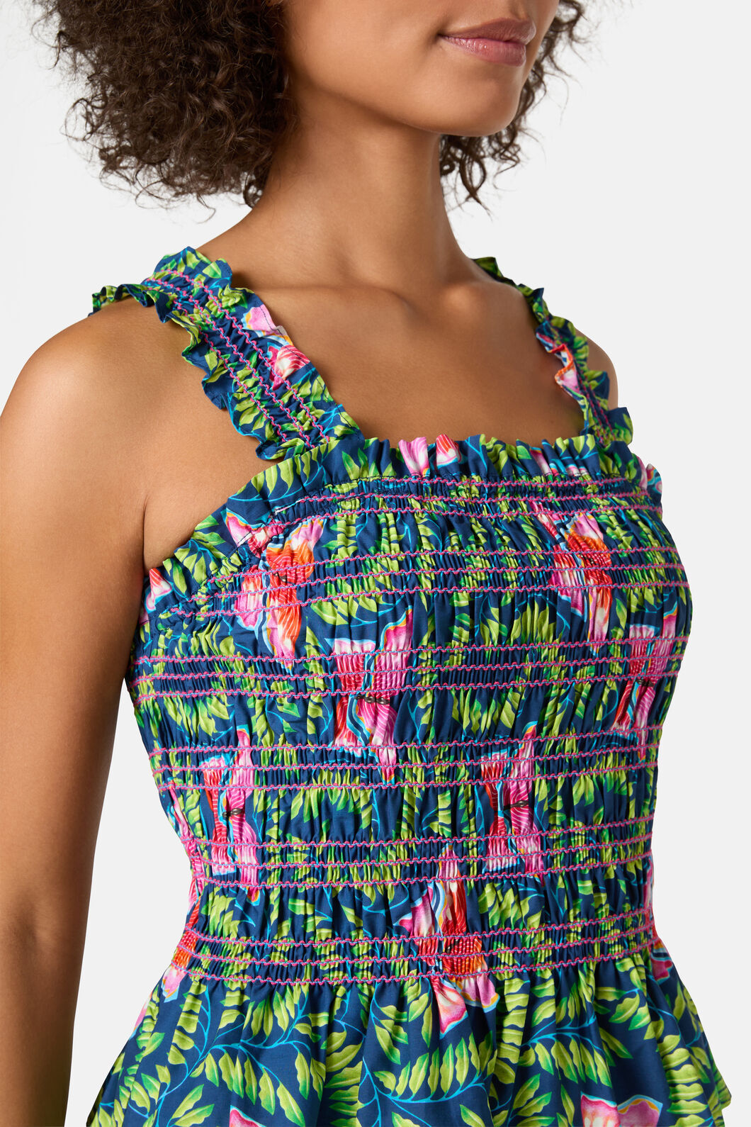 Gorman - In Secret Ruched Print Tank - print