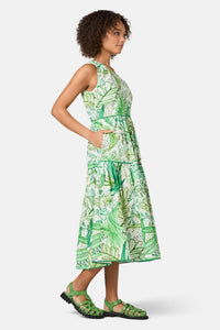 Gorman - Tree Fern Print Tiered Dress - print