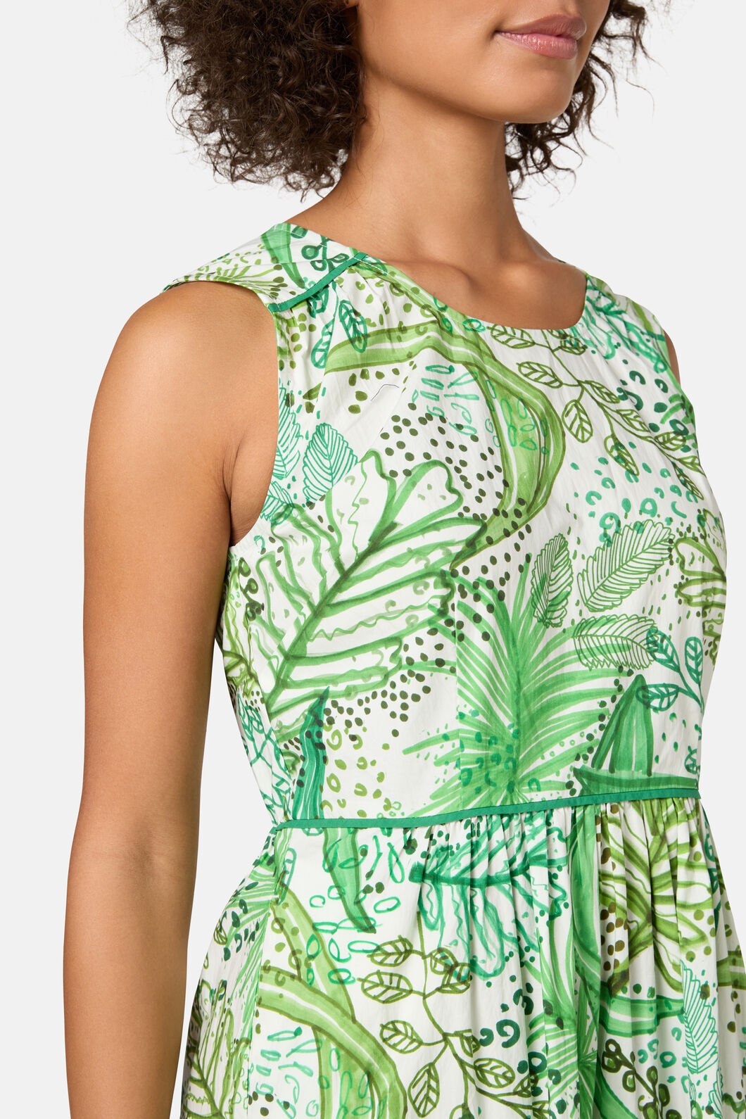 Gorman - Tree Fern Print Tiered Dress - print