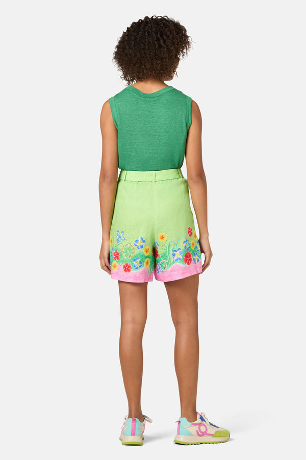 Gorman - Botanica Linen Print Shorts - print