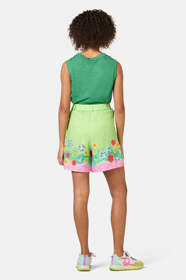 Gorman - Botanica Linen Print Shorts - print