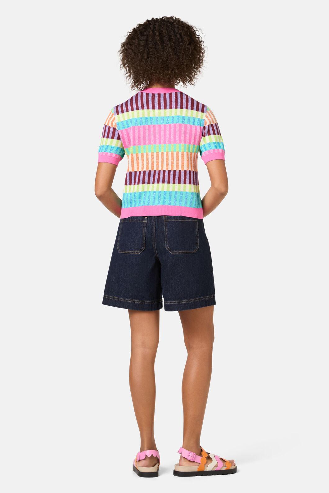 Gorman - Holiday Stripe Cotton Cardigan - multi