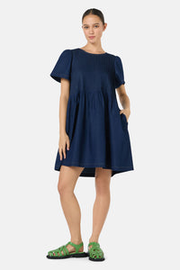 Gorman - Gabrielle Cotton Dress - indigo
