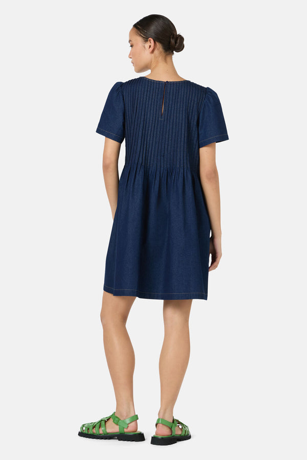 Gorman - Gabrielle Cotton Dress - indigo