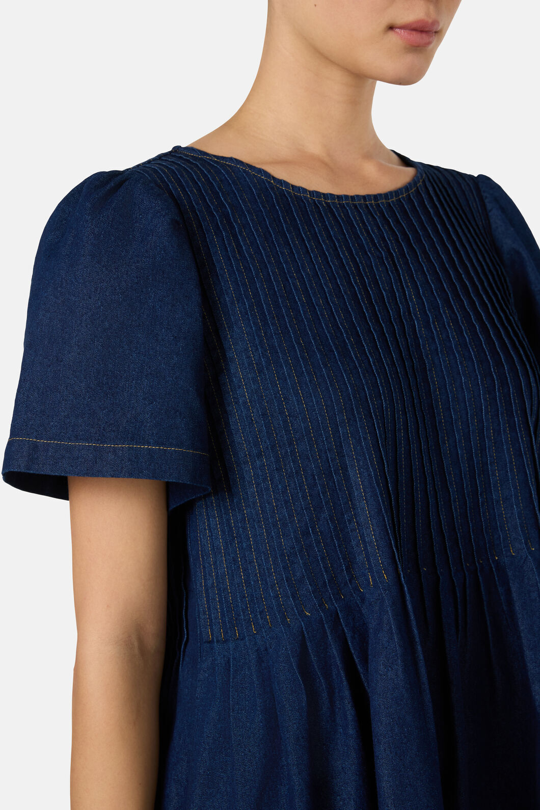 Gorman - Gabrielle Cotton Dress - indigo