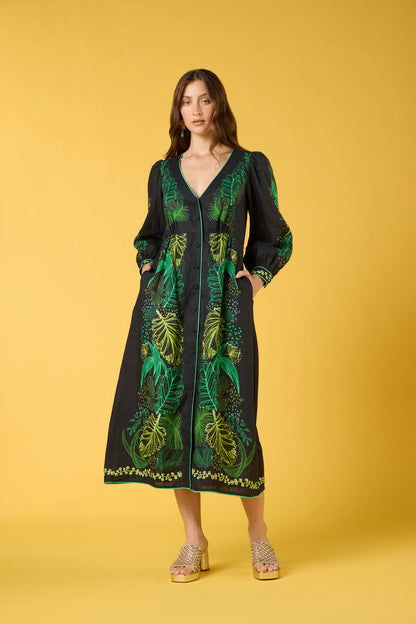 Gorman - Tree Fern Print Party Dress - print