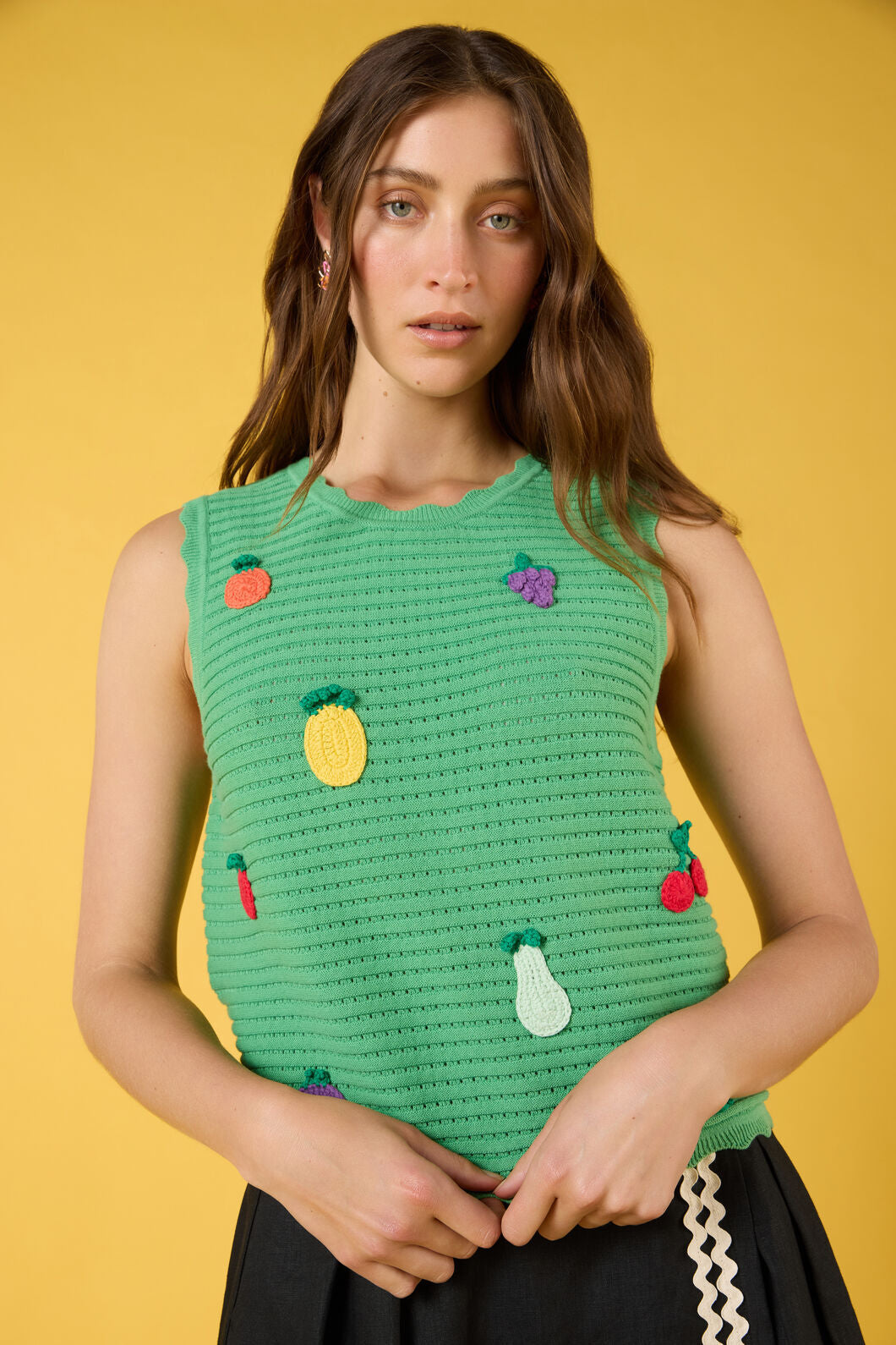 Gorman - Fruit Party Cotton Knit Tank - green