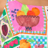 Fruit Party Print Long Dress