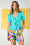 Gorman - Sunny Cotton Check Top - check