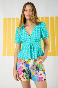 Gorman - Sunny Cotton Check Top - check