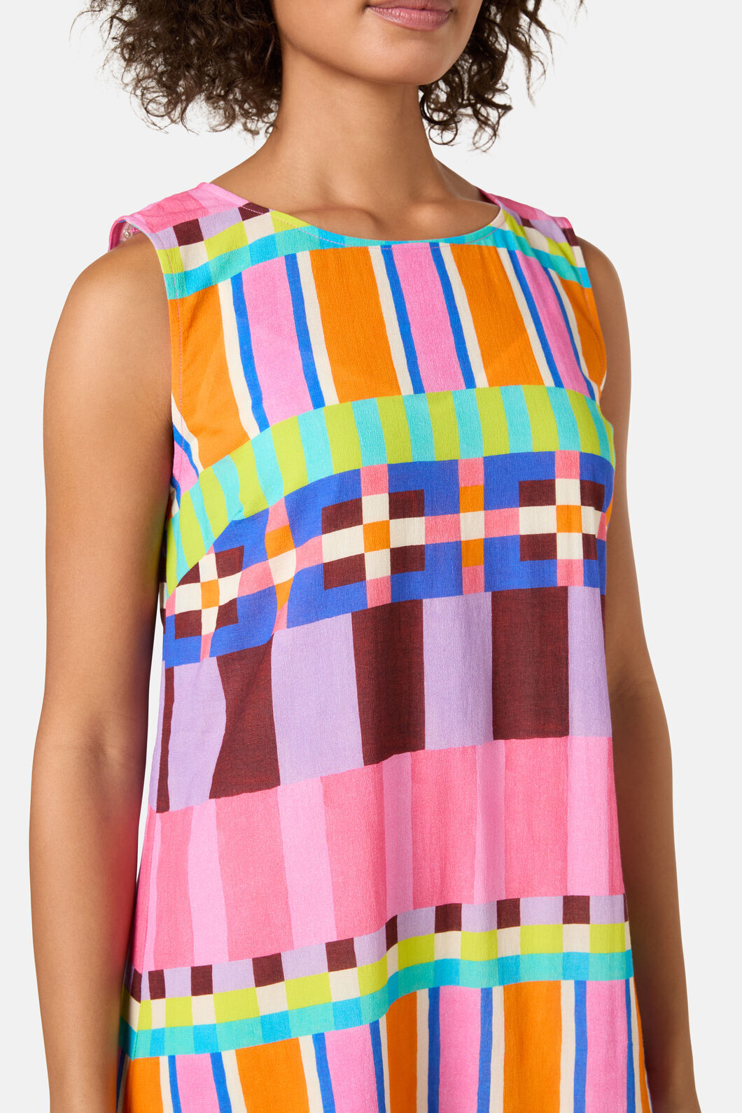 Gorman - Holiday Stripe Long Dress - print