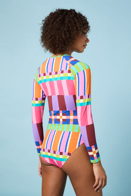 Gorman - Holiday Stripe Surfsuit - print