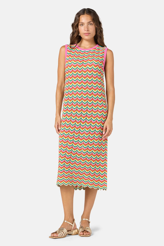 Gorman - Squiggle Knit Dress - multi