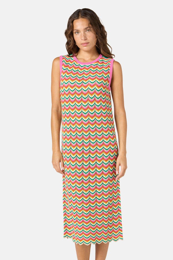 Gorman - Squiggle Knit Dress - multi