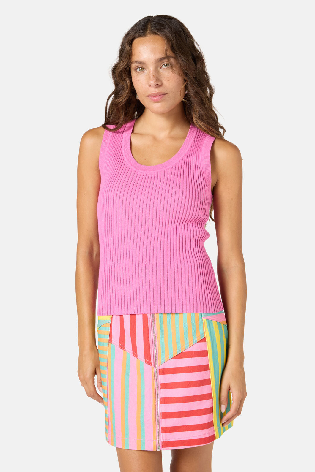Gorman - Allegra Cotton Knit Tank - light-pink