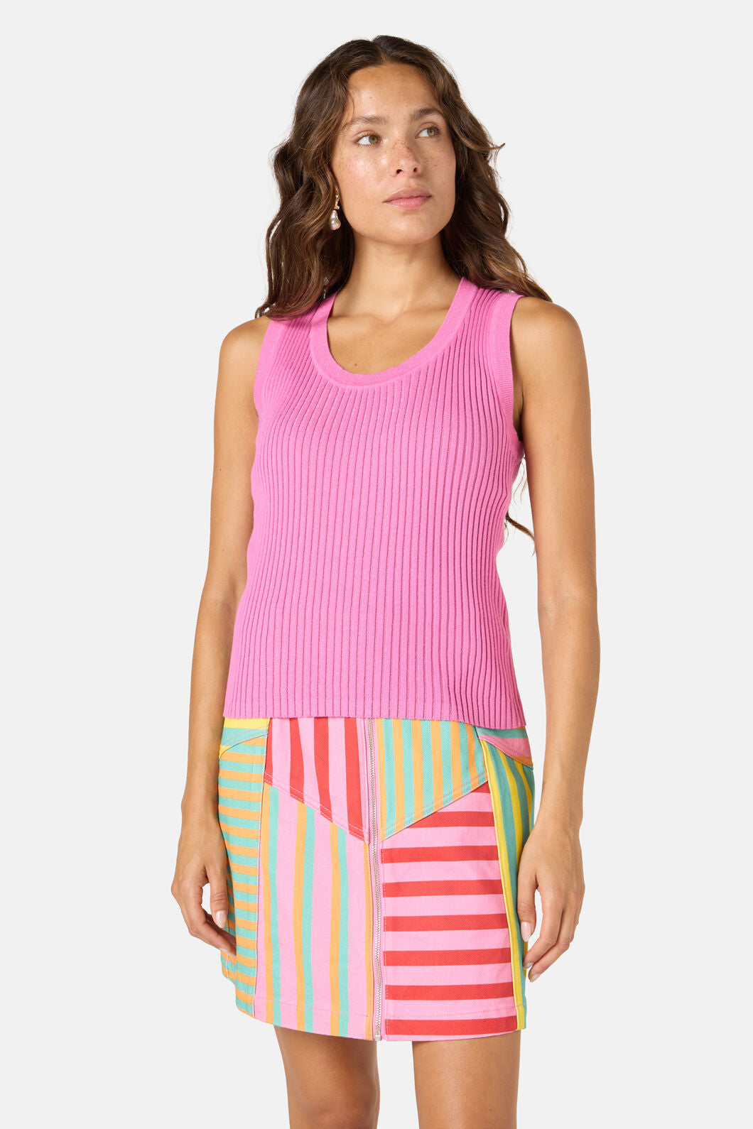 Gorman - Allegra Cotton Knit Tank - light-pink
