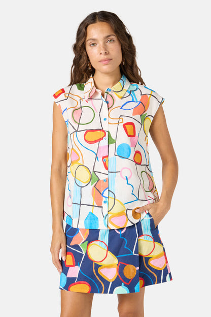 Gorman - Line And Dandy Print Shirt - print