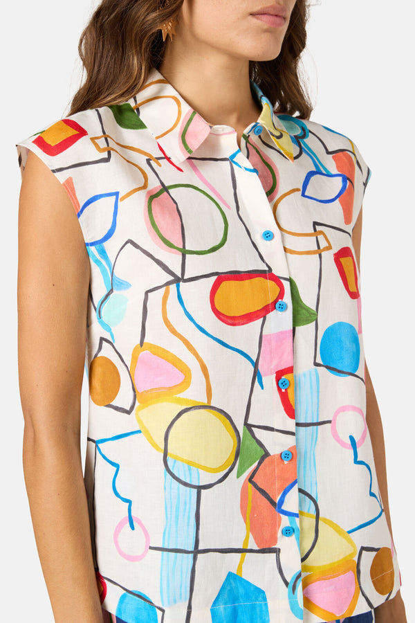 Gorman - Line And Dandy Print Shirt - print