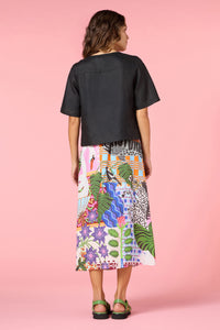 Gorman - Tie And True Linen Top - black