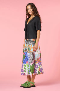 Gorman - Tie And True Linen Top - black