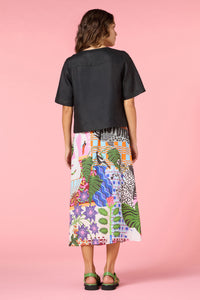 Gorman - Tie And True Linen Top - black