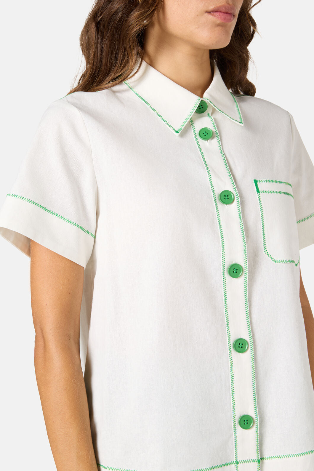 Gorman - Twist And Stitch Shirt - white