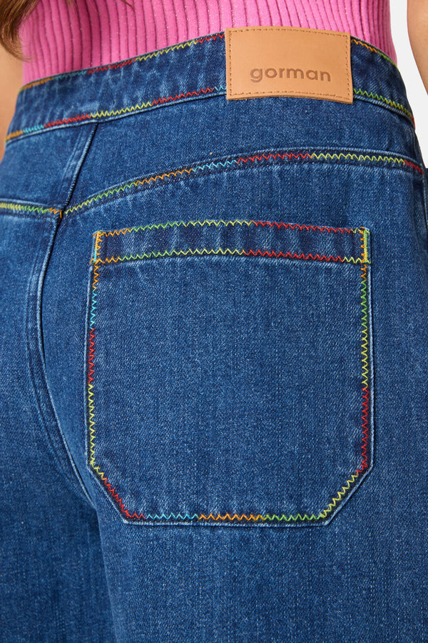 Gorman - Twist And Stitch Denim Shorts - denim