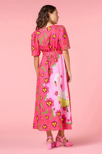 Gorman - Eros Linen Summer Maxi Dress - print