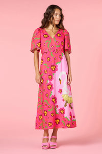 Gorman - Eros Linen Summer Maxi Dress - print