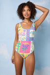 Gorman - Stencil Print Garden One Piece - print