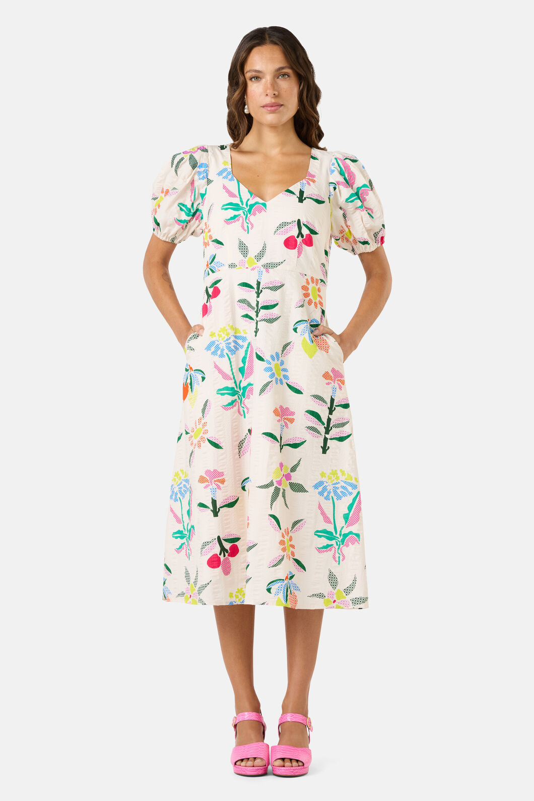 Gorman - Stencil Garden Midi Dress - print