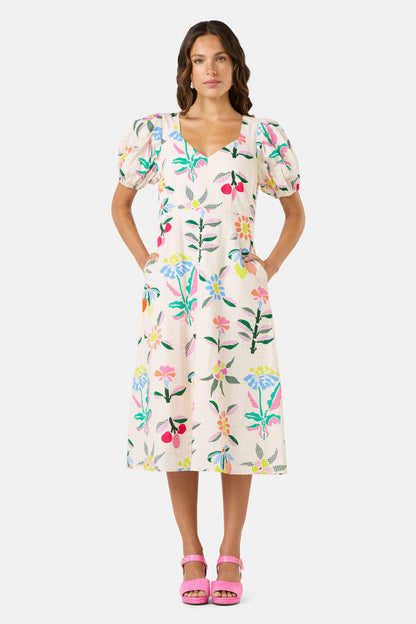 Gorman - Stencil Garden Midi Dress - print