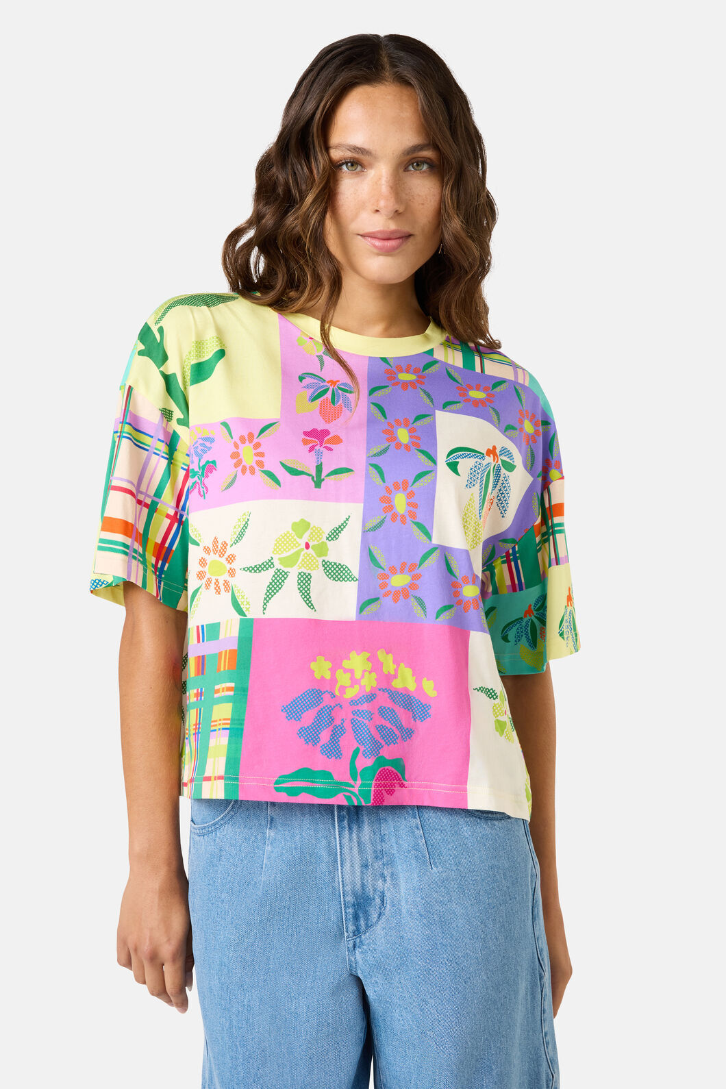 Gorman - Stencil Garden Relaxed Tee - print