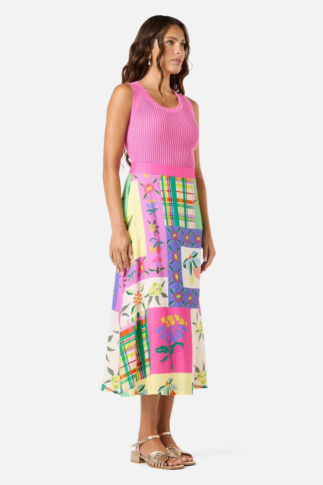 Gorman - Stencil Garden Print Skirt - print