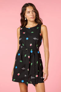 Gorman - Gone Fishing Print Playsuit - black