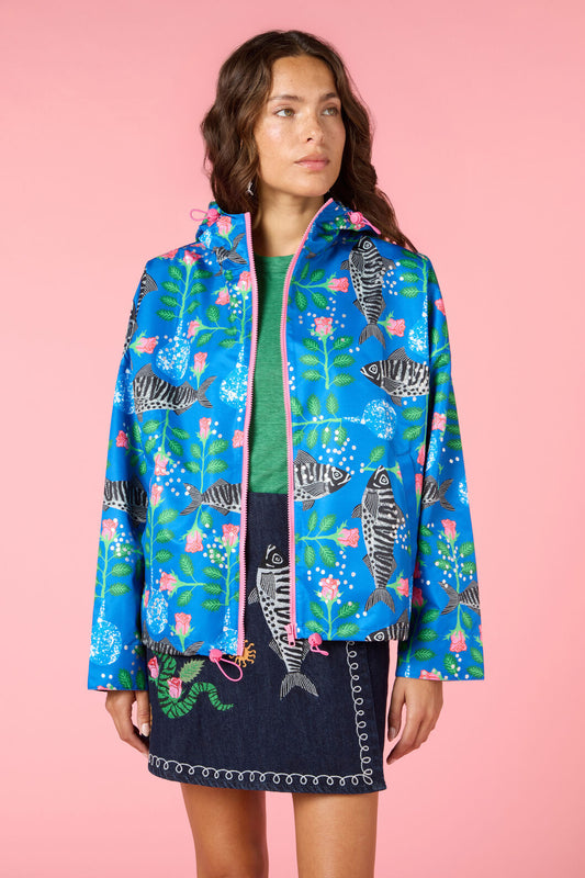 Gorman - Gone Fishing Print Raincoat - print
