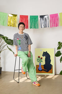 Gorman - Gone Fishing Print Relaxed Tee - stripe