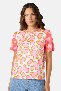 Gorman - Fleur Rosa Print Classic Tee - print
