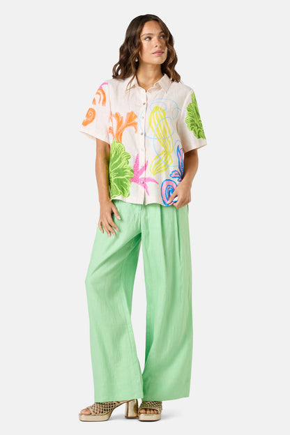 Gorman - Fleur Tango Print Linen Shirt - print