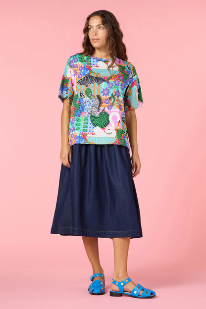 Gorman - All Things Print Oversize Tee - print