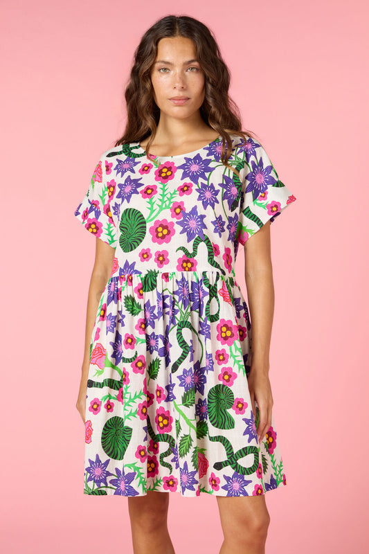 Gorman - Flowerful Print Smock Dress - print