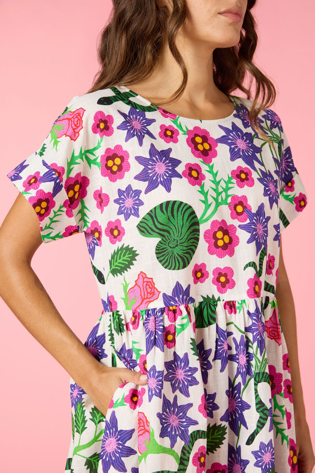 Gorman - Flowerful Print Smock Dress - print