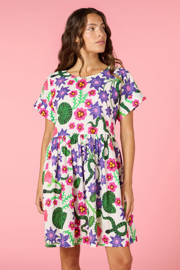 Gorman - Flowerful Print Smock Dress - print
